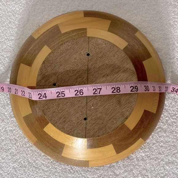 Handmade Medium Sized Segmented Wood Bowl - Picture 12 of 13